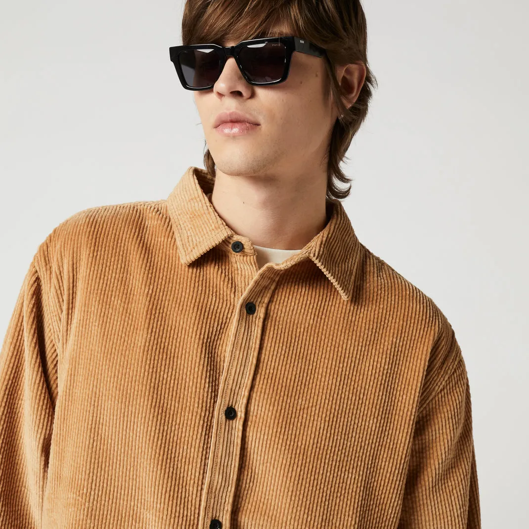 Mystic Corduroy Shirt-Slate Brown