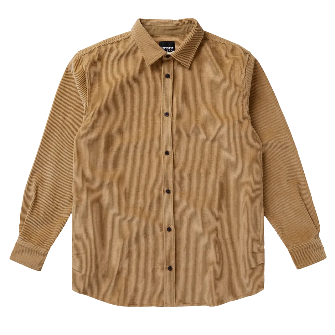 Mystic Corduroy Shirt-Slate Brown