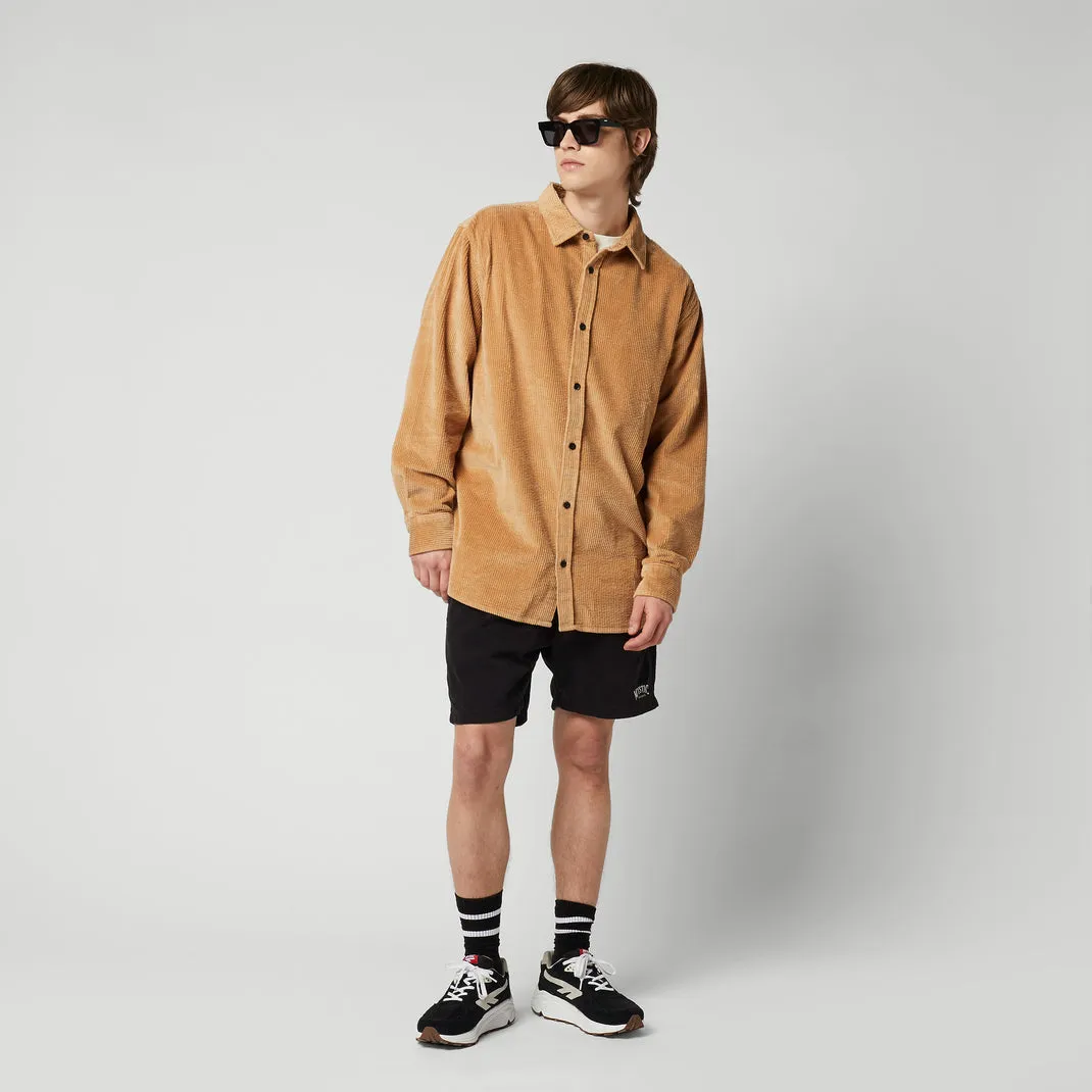 Mystic Corduroy Shirt-Slate Brown