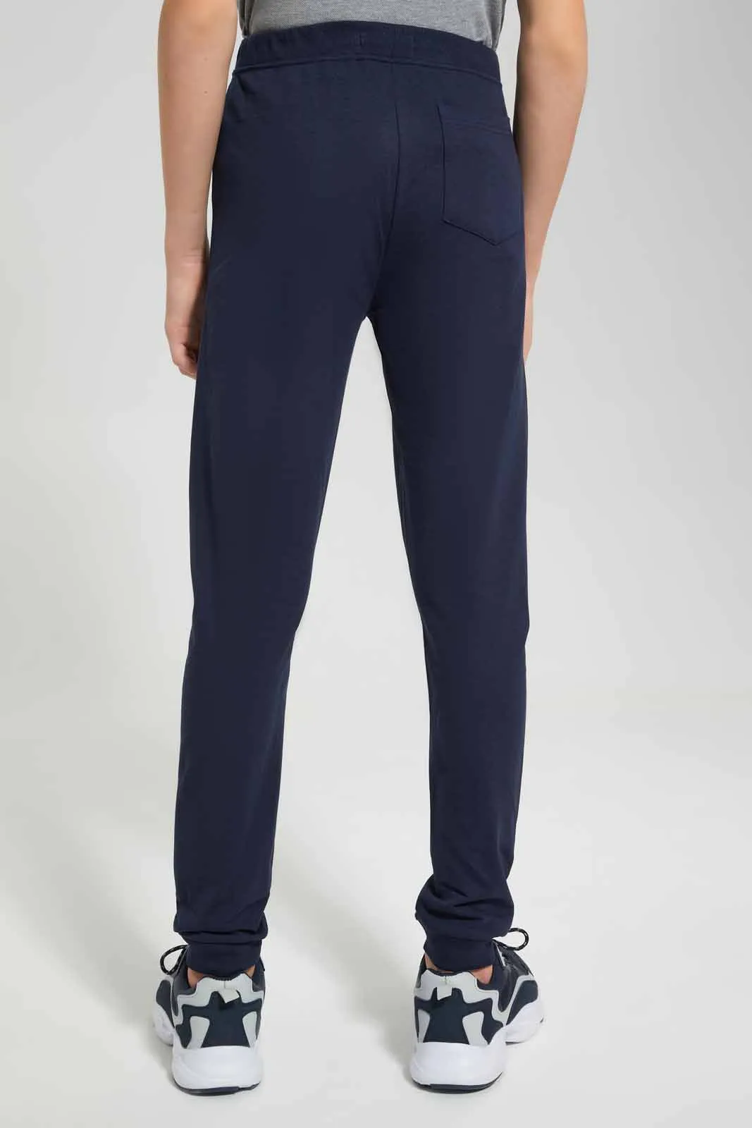 Navy Plain Active Pant