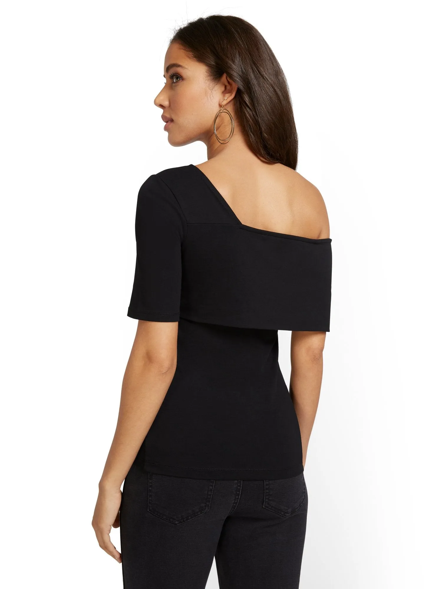 One-Shoulder City Tee