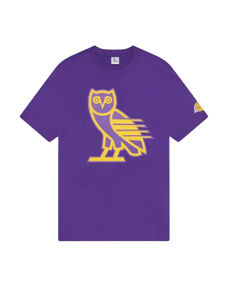 OVO NBA LA Lakers T-Shirt Purple