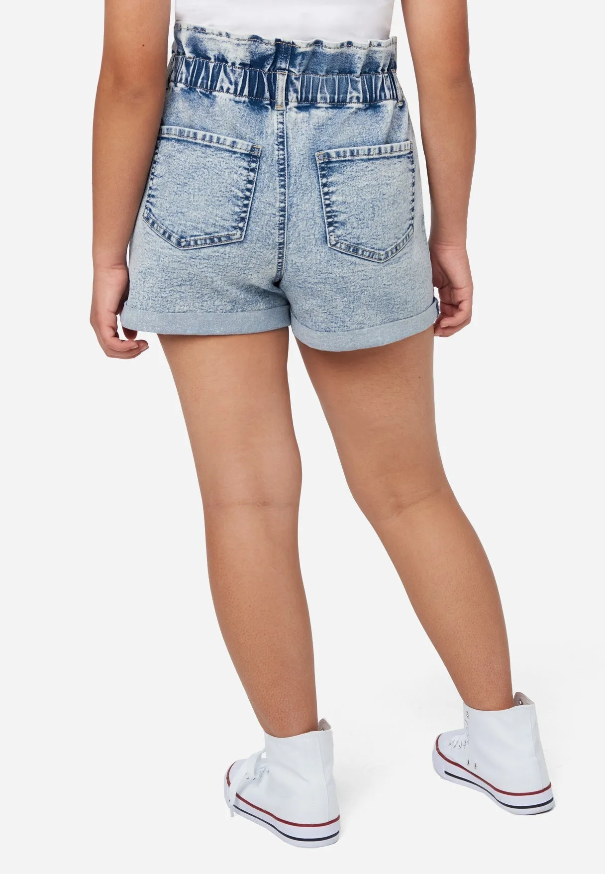 Paperbag Denim Short