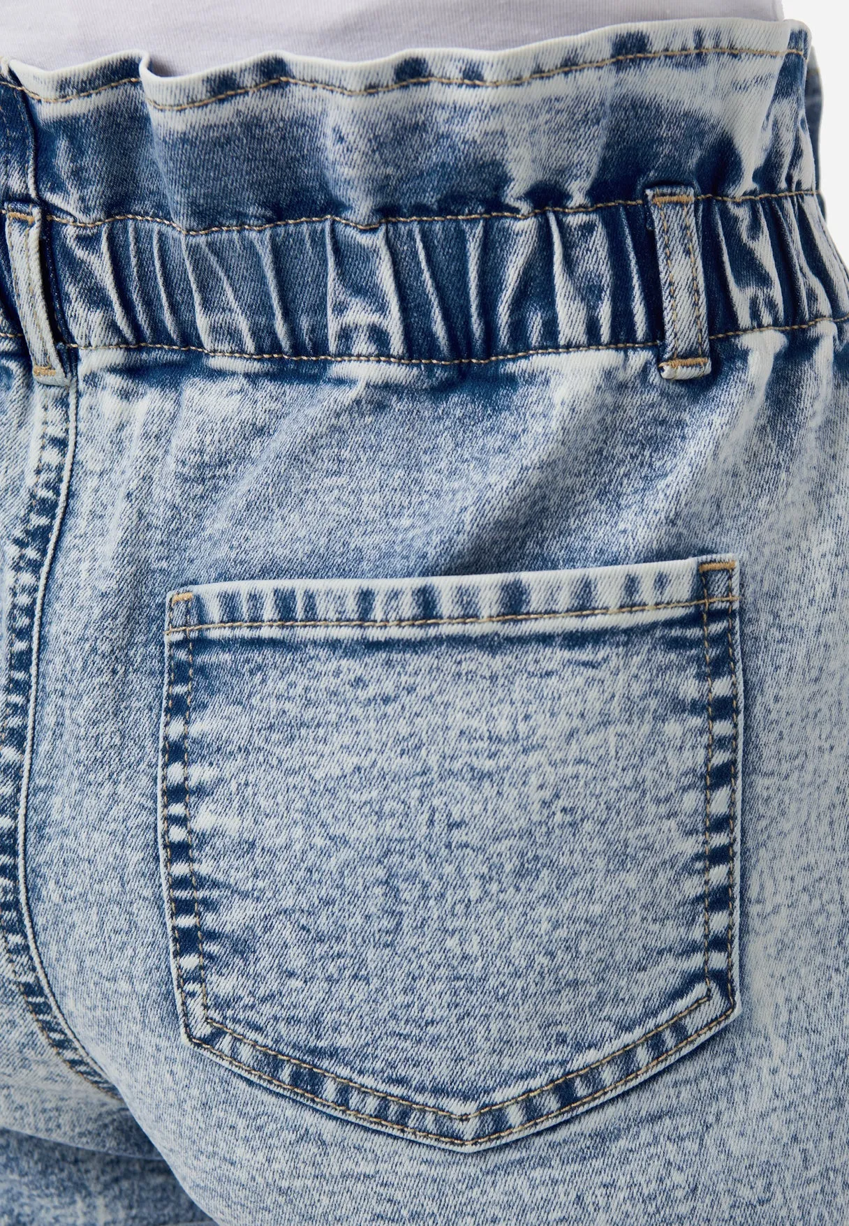 Paperbag Denim Short