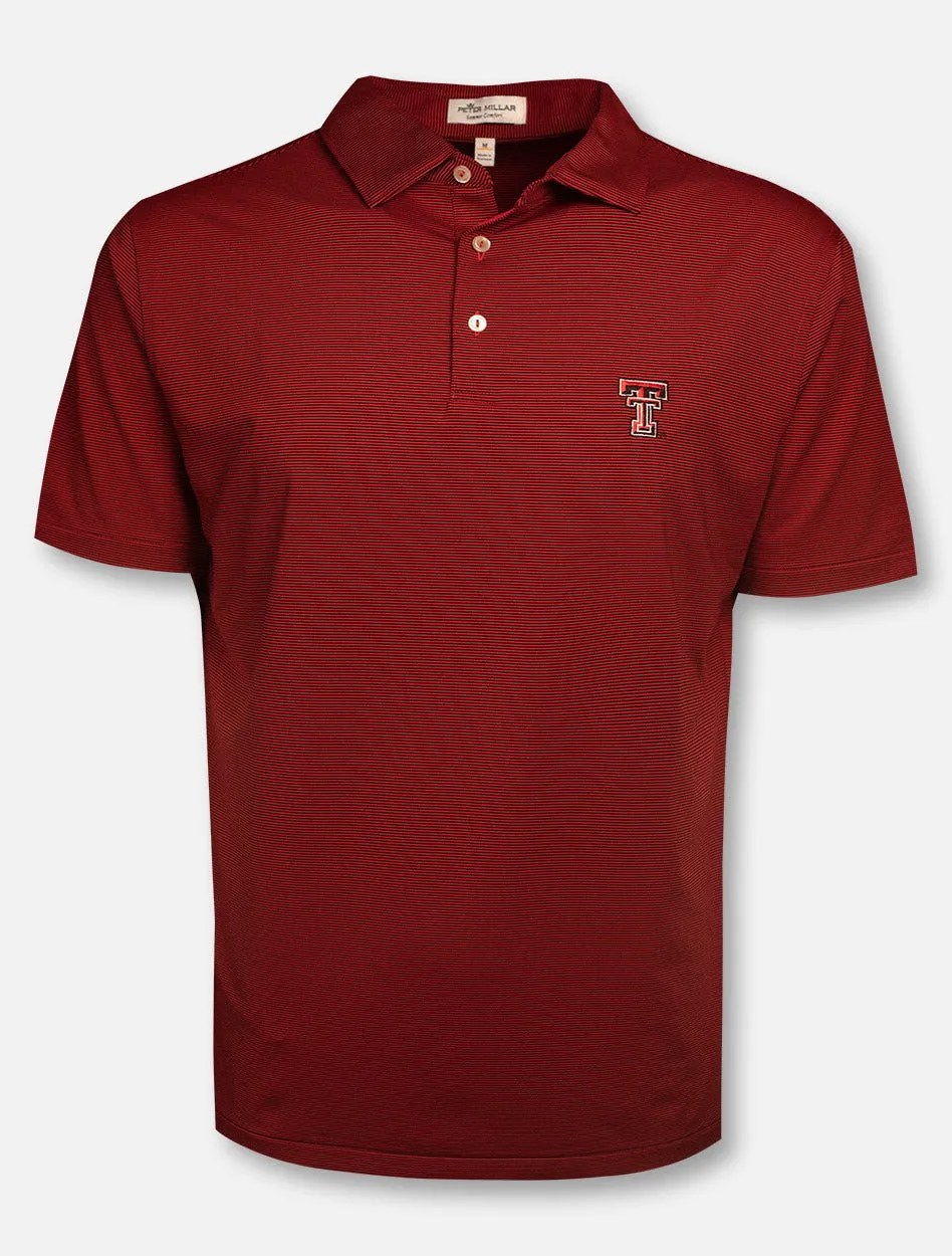 Peter Millar Texas Tech Red Raiders "Jubilee" Striped Polo