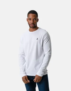 Polo LS Essential White T-Shirt