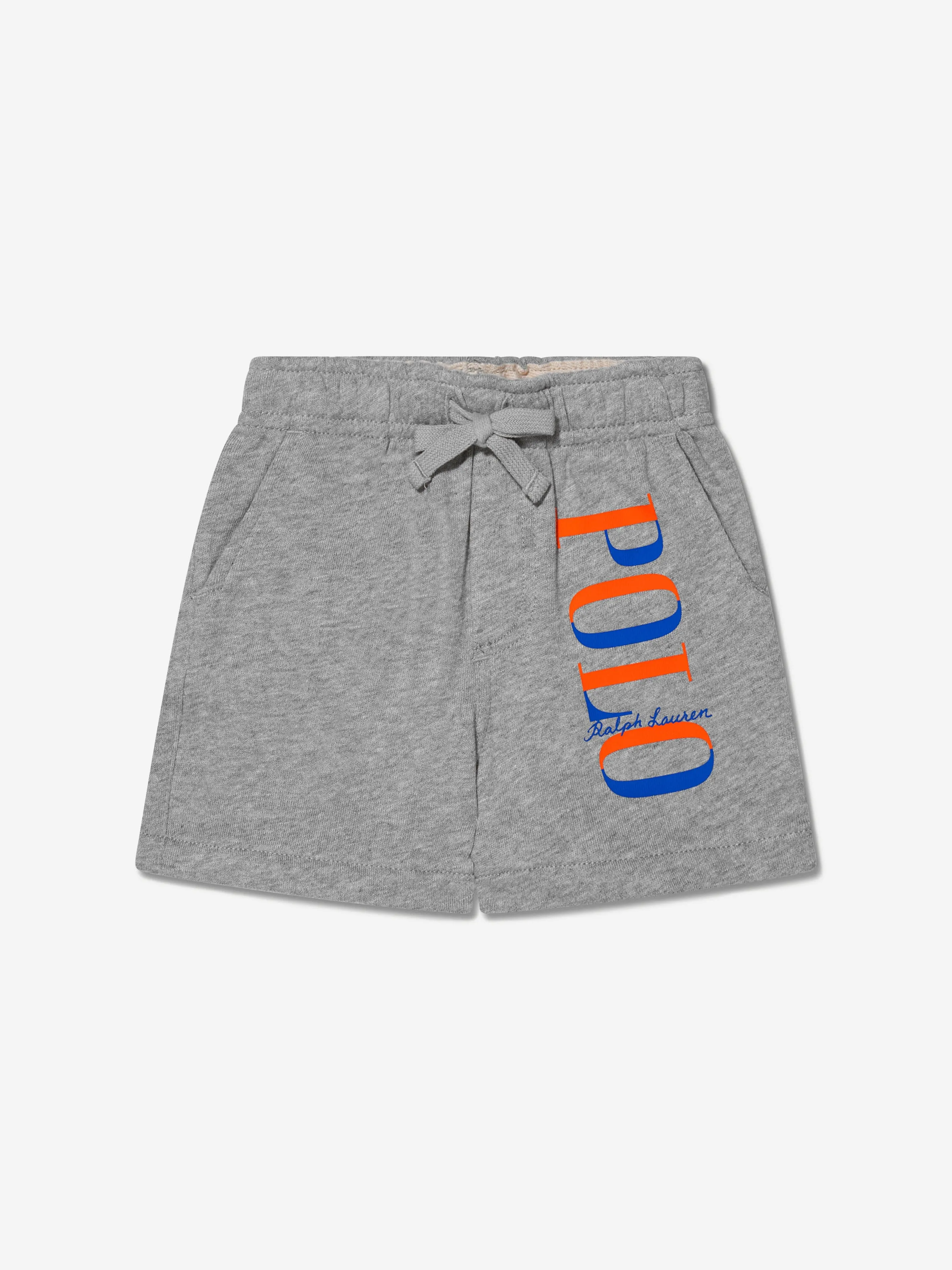 Ralph Lauren Boys Polo Logo Shorts in Grey