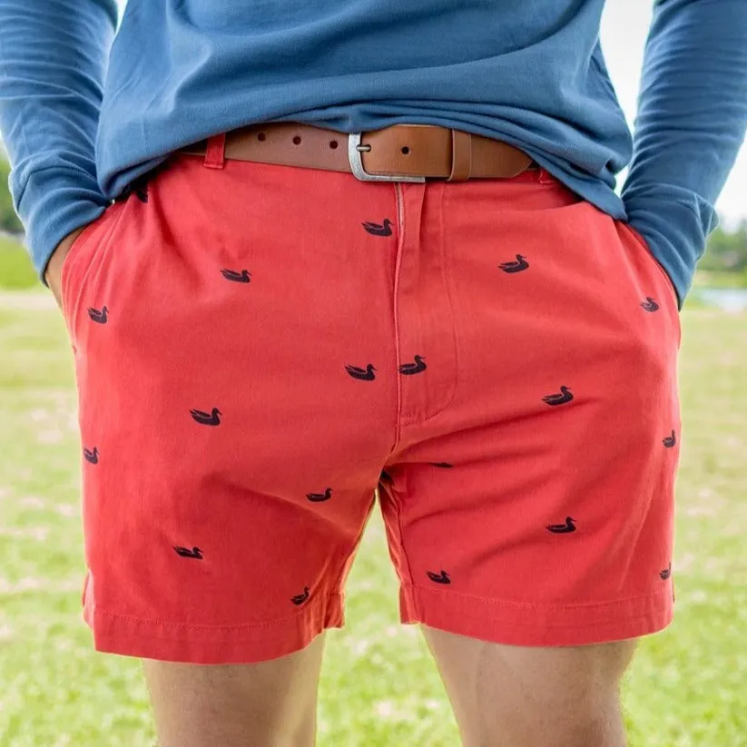 Regatta Short with Printed Ducks - 6in. Flat