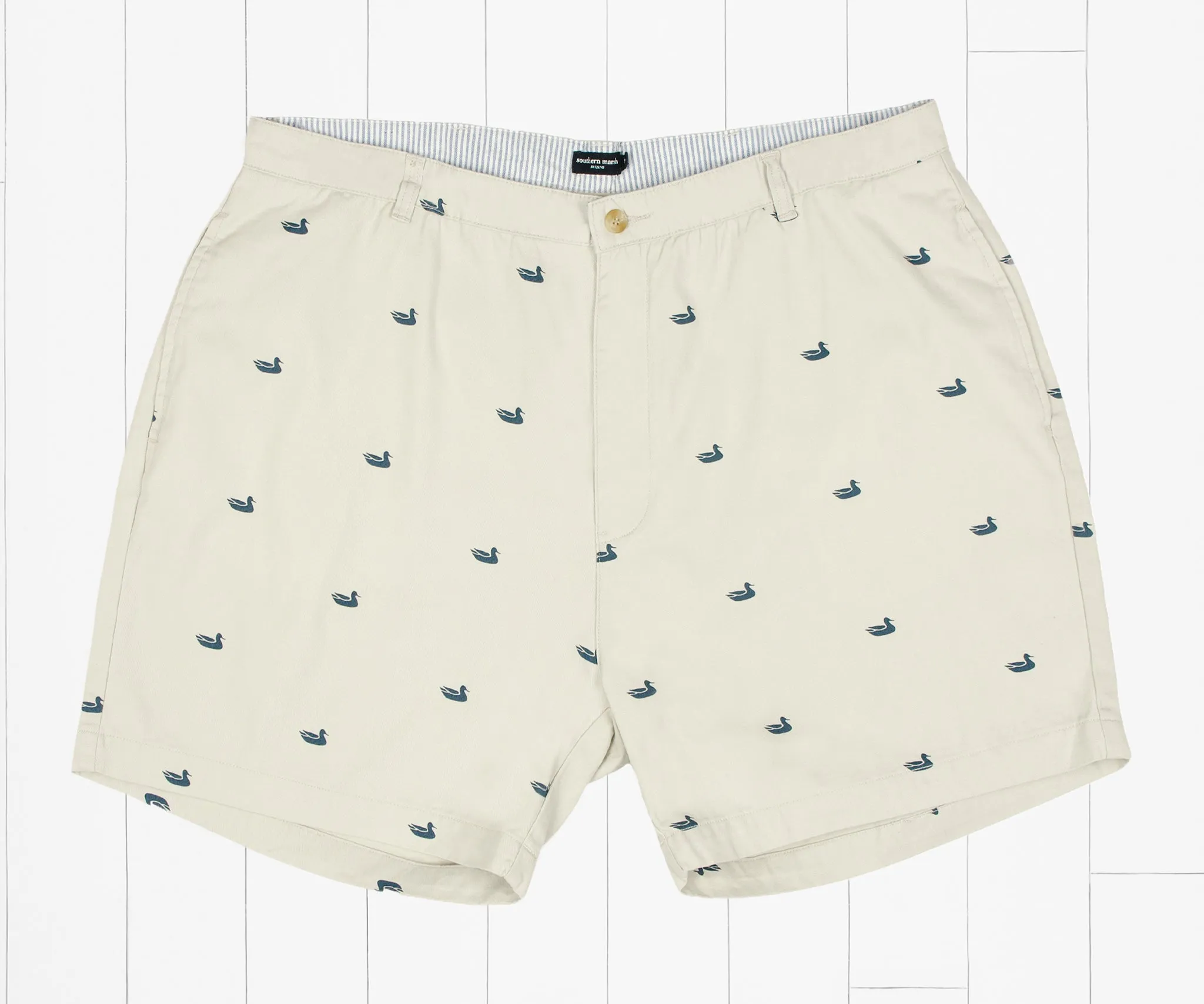 Regatta Short with Printed Ducks - 6in. Flat