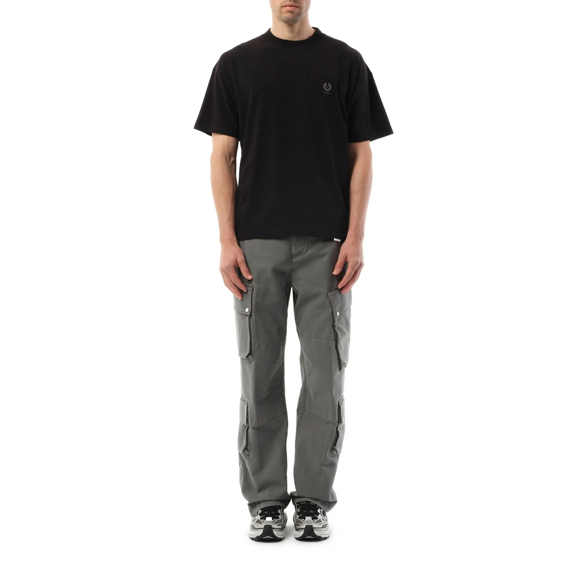 Represent X Belstaff Patch T-Shirt in Black