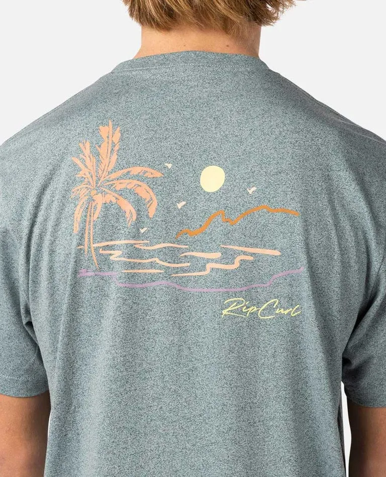 Rip Curl Coastal Tee-Mineral Blue