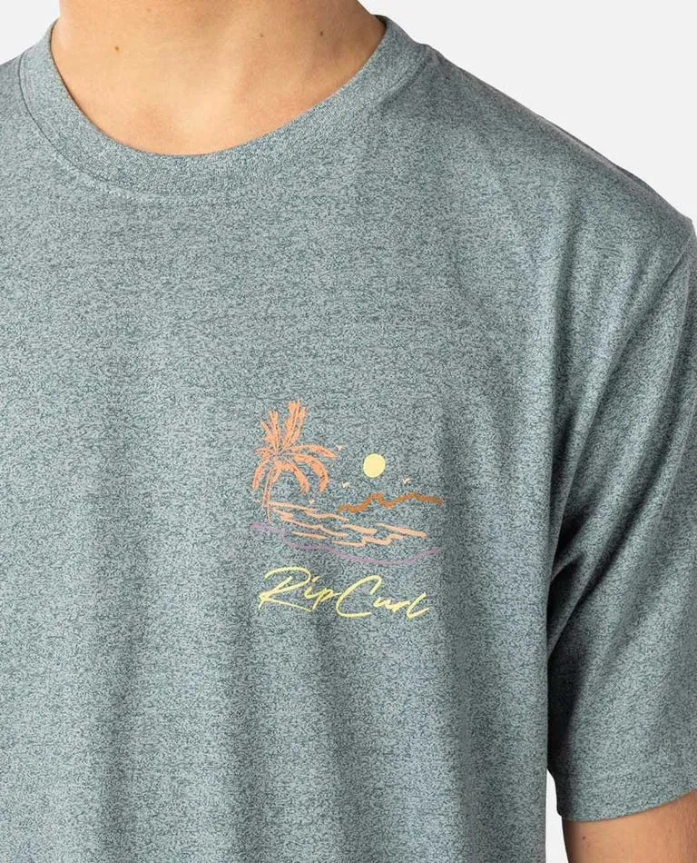 Rip Curl Coastal Tee-Mineral Blue