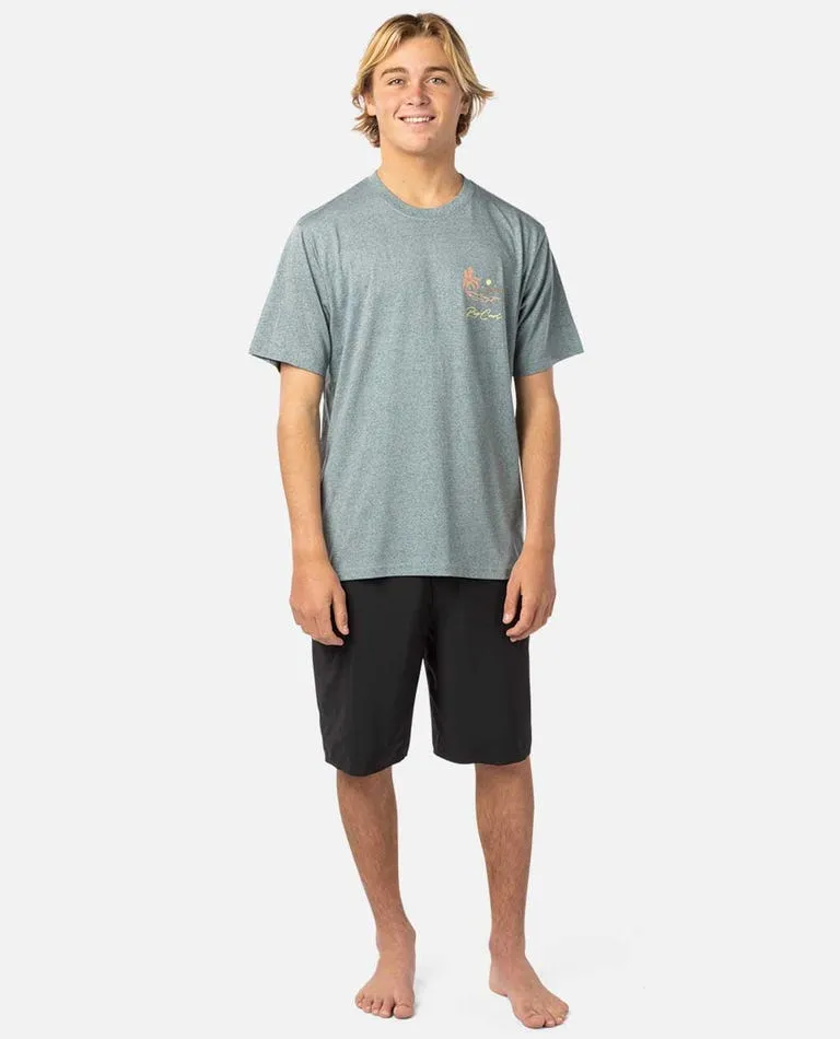 Rip Curl Coastal Tee-Mineral Blue