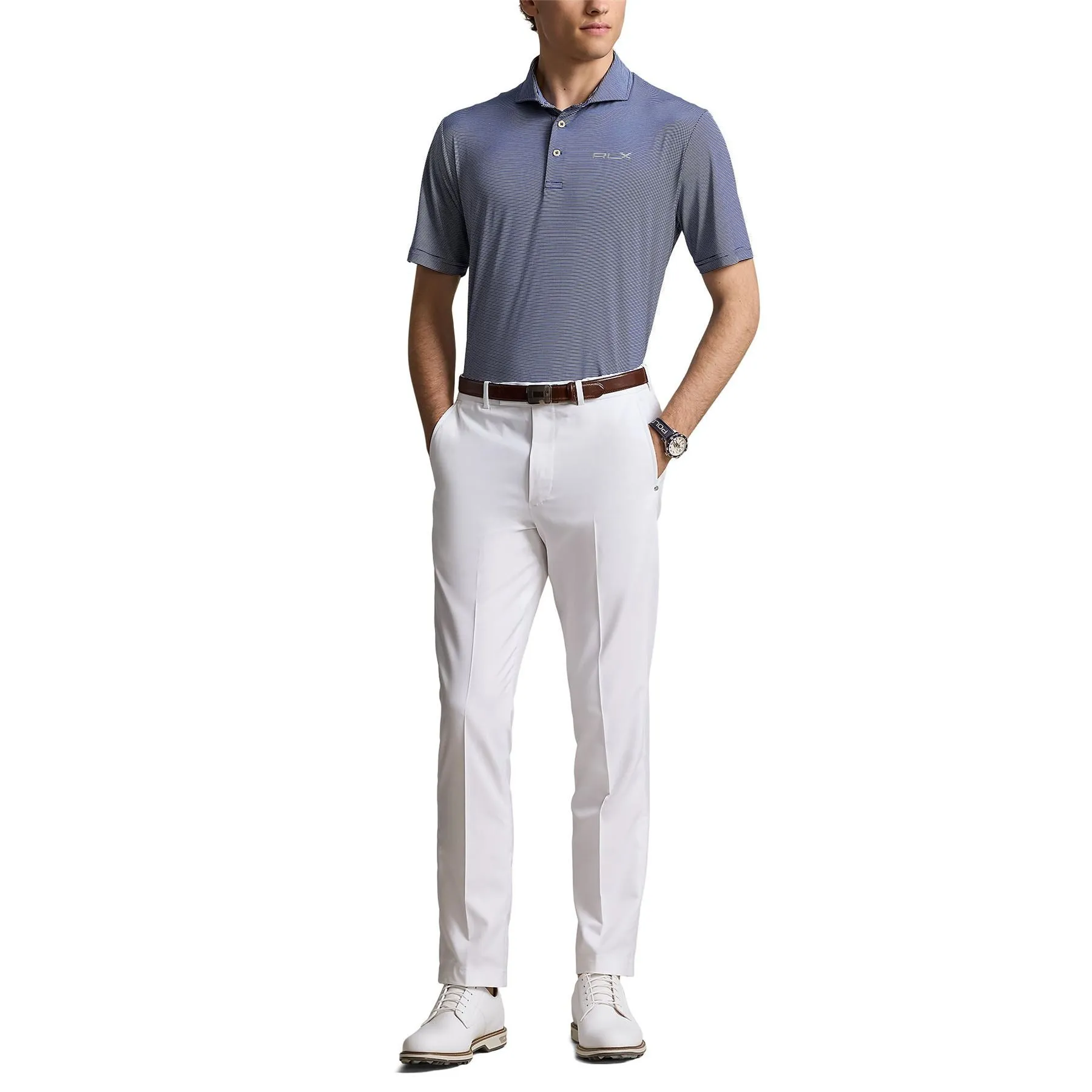 RLX Airflow Jersey Polo Annapolis Blue - AW24