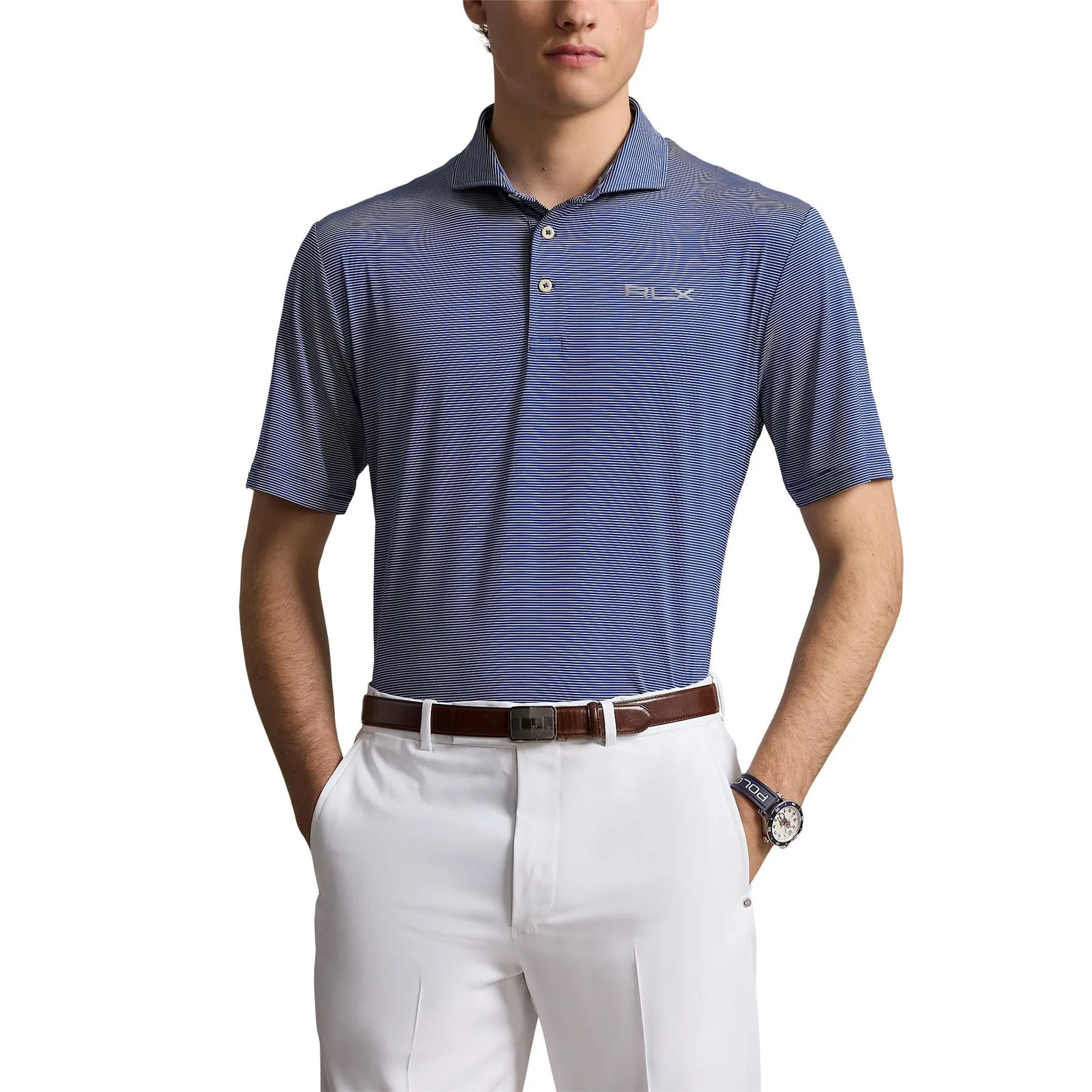 RLX Airflow Jersey Polo Annapolis Blue - AW24