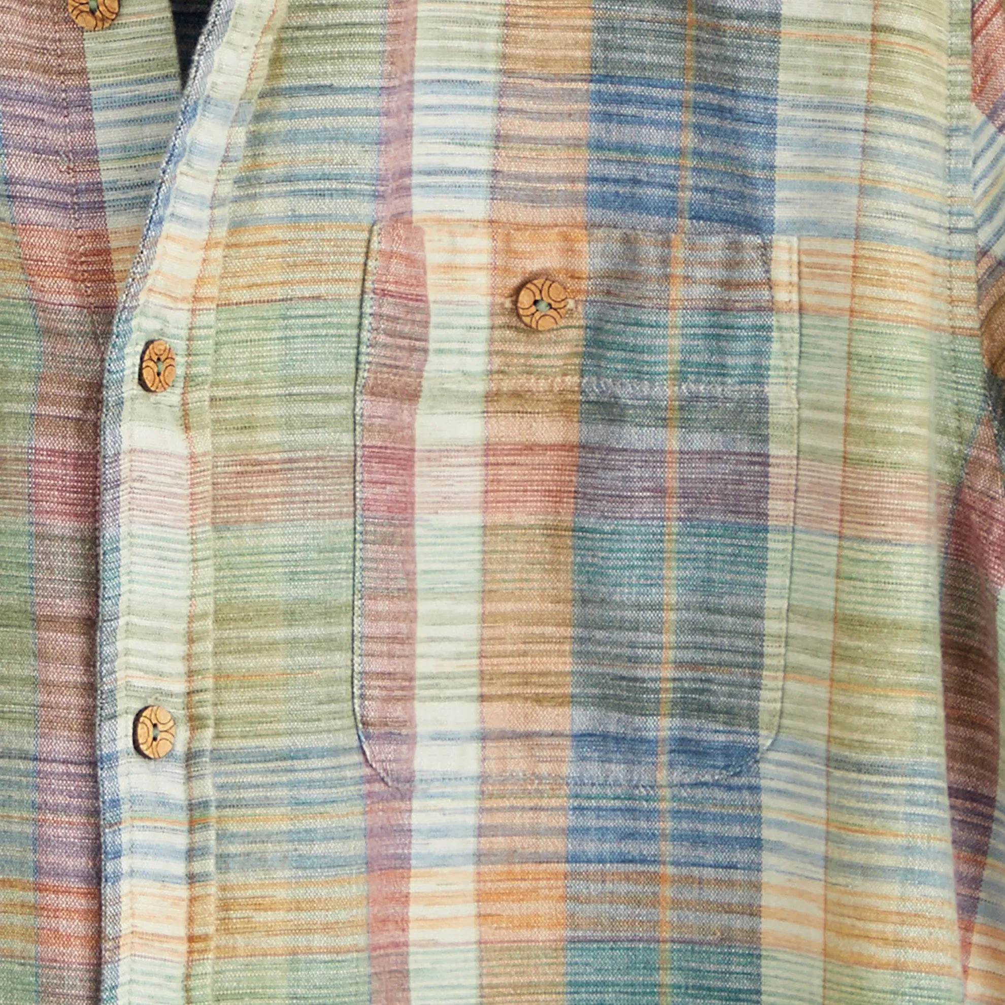 Rustic Plaid Beach Shirt