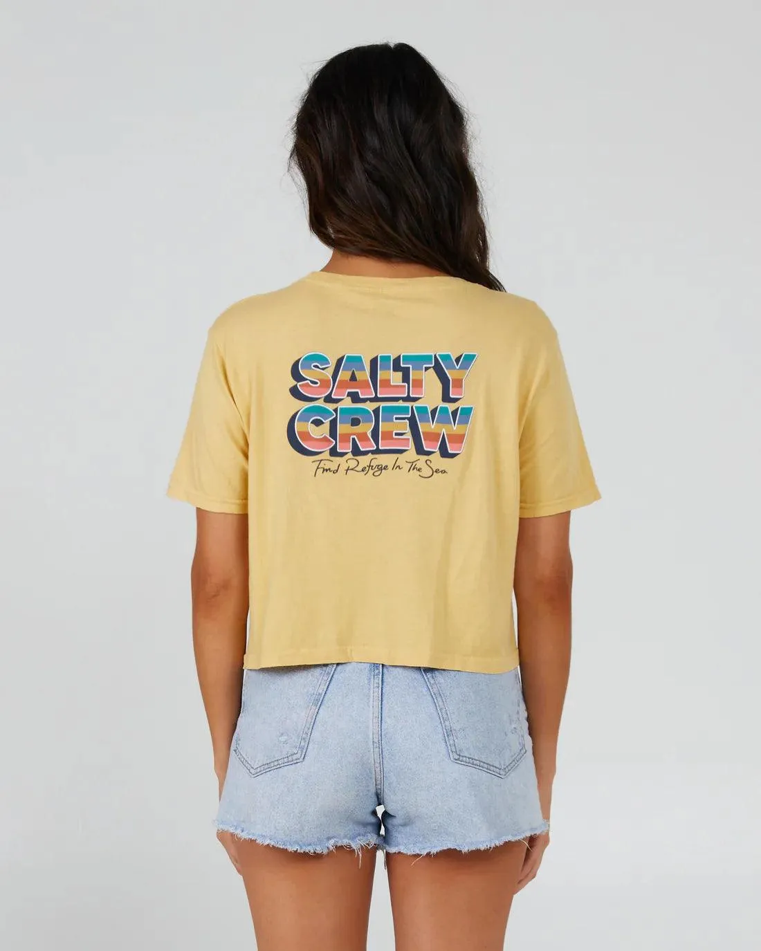 Salty Crew Women's Summertime Crop Tee