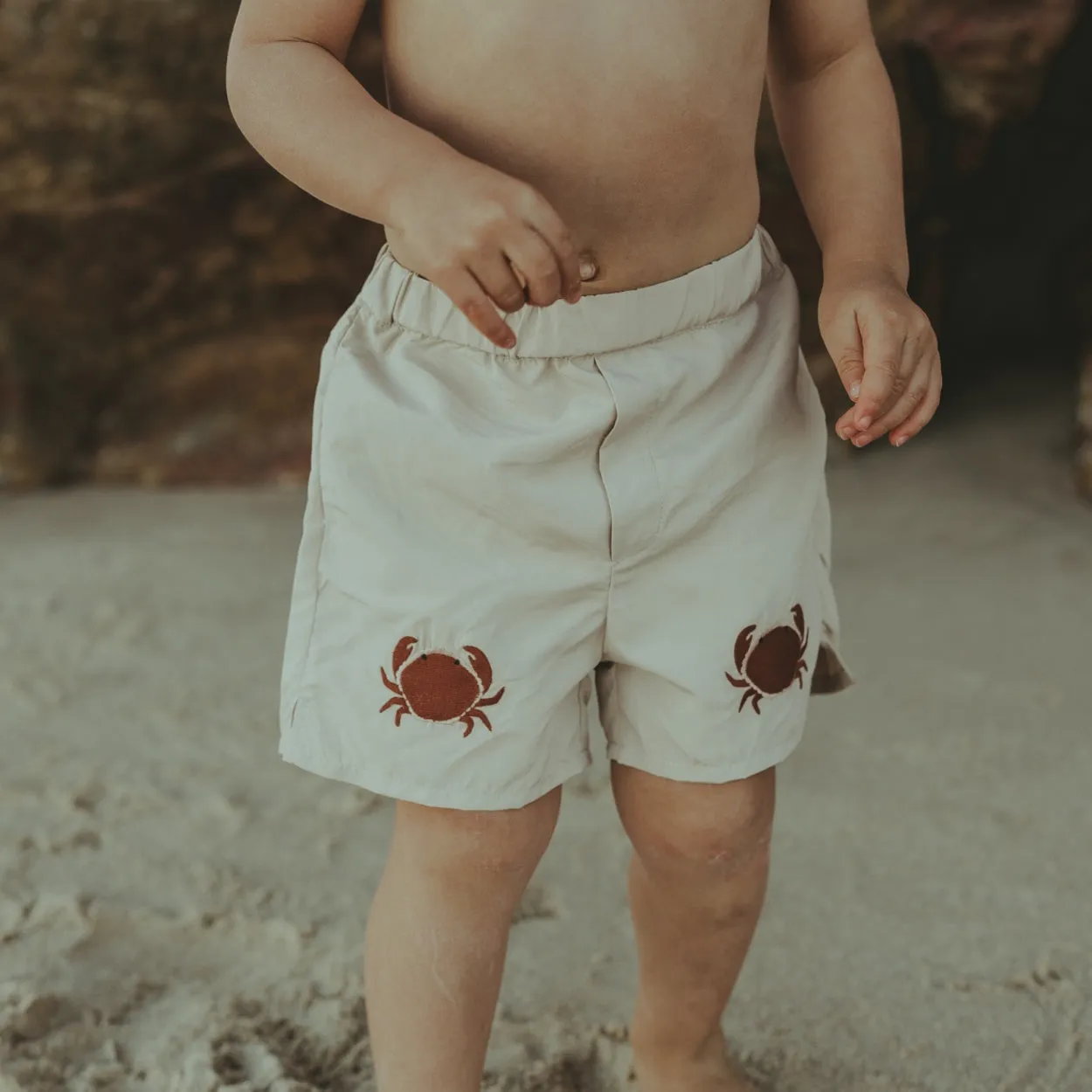 Seba Swim Shorts | Crab | Sand