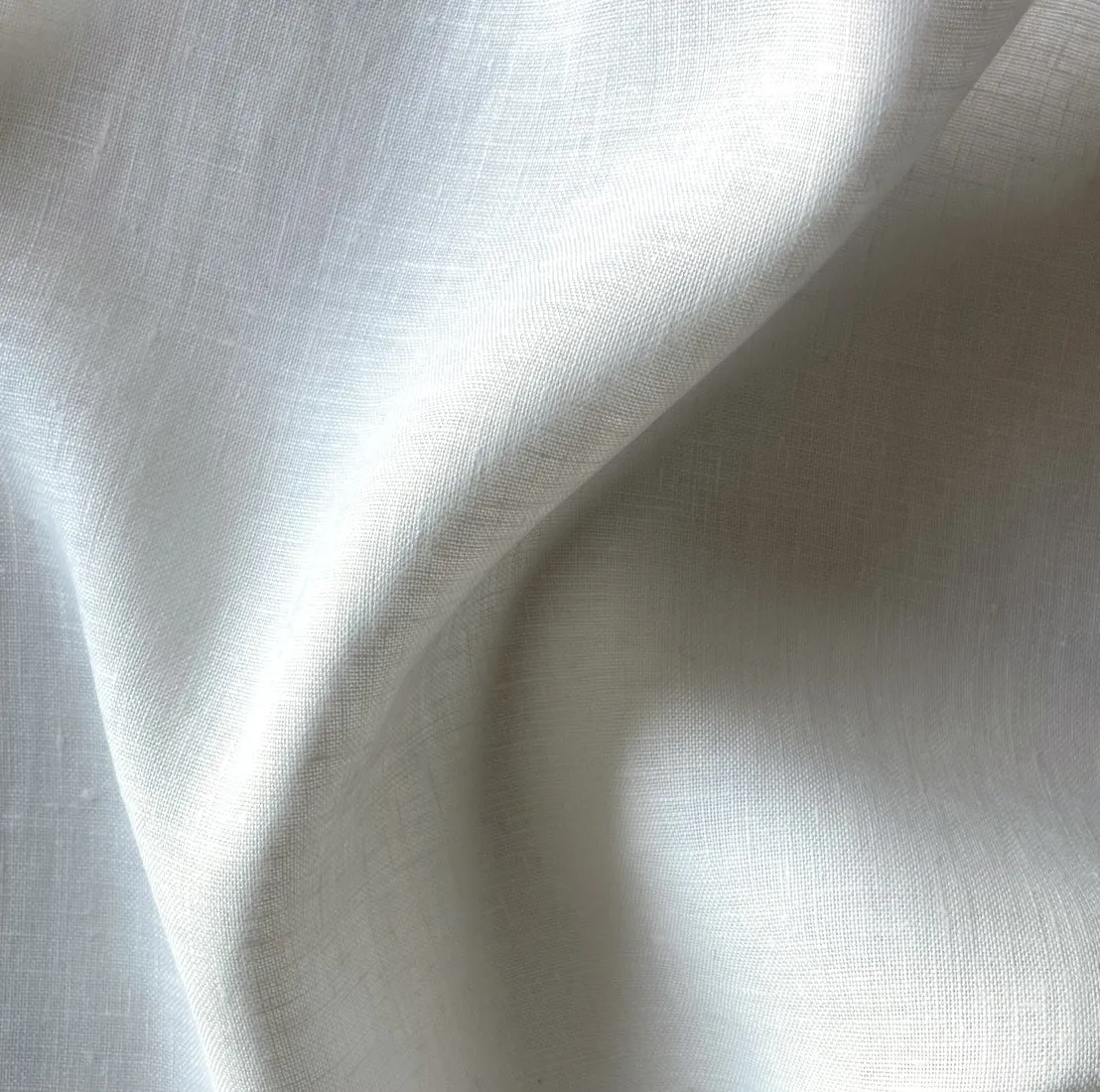 Semi-Sheer Ivory Dream Handkerchief Linen (Made in Poland)