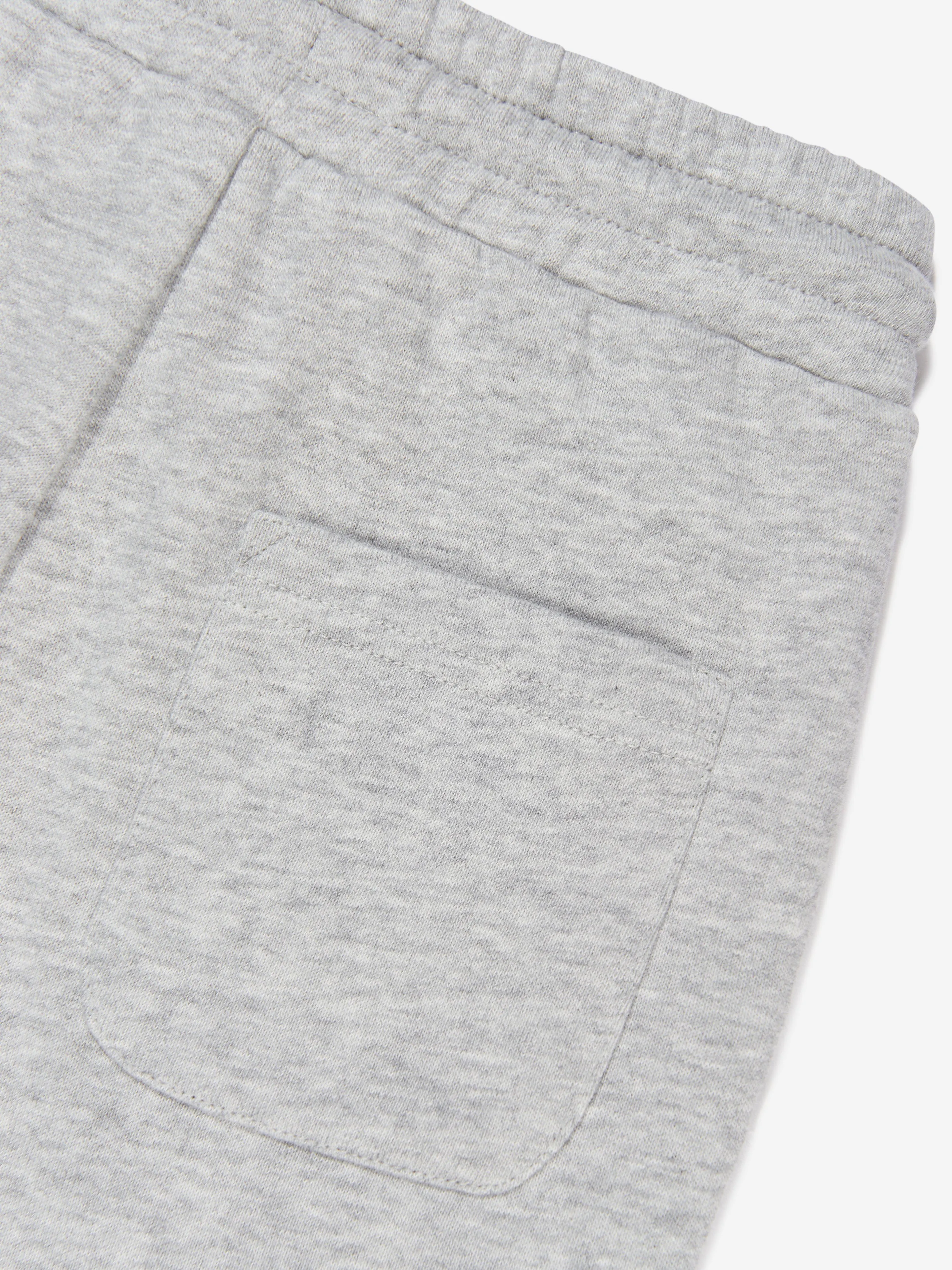 Stella McCartney Boys Logo Print Shorts in Grey