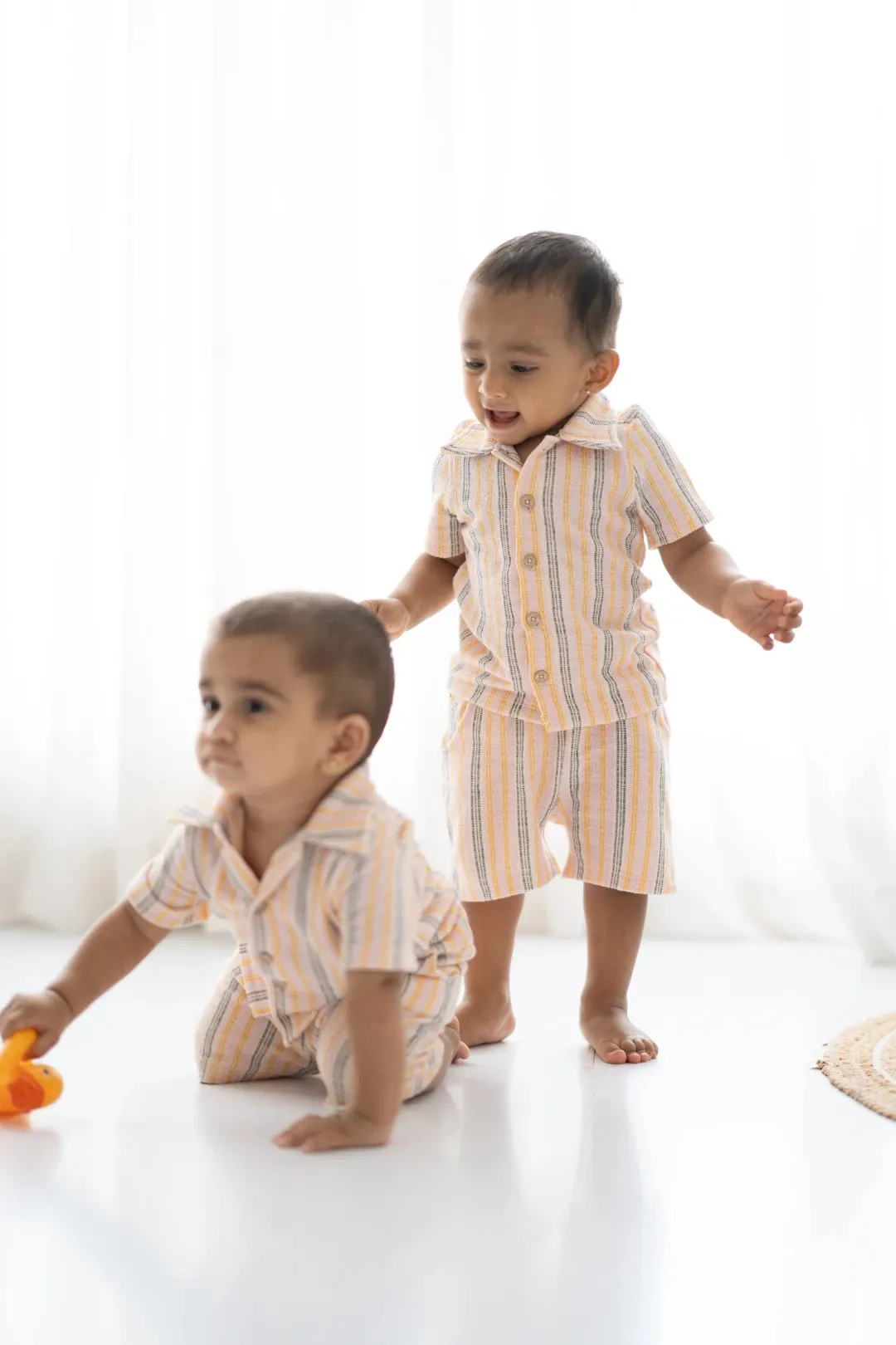 Striped Serenade-Kids Co-Ords Set