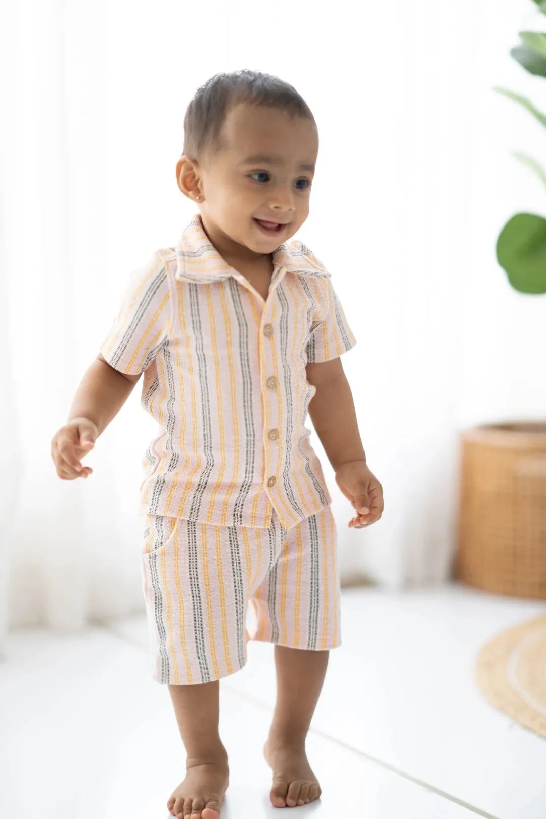 Striped Serenade-Kids Co-Ords Set