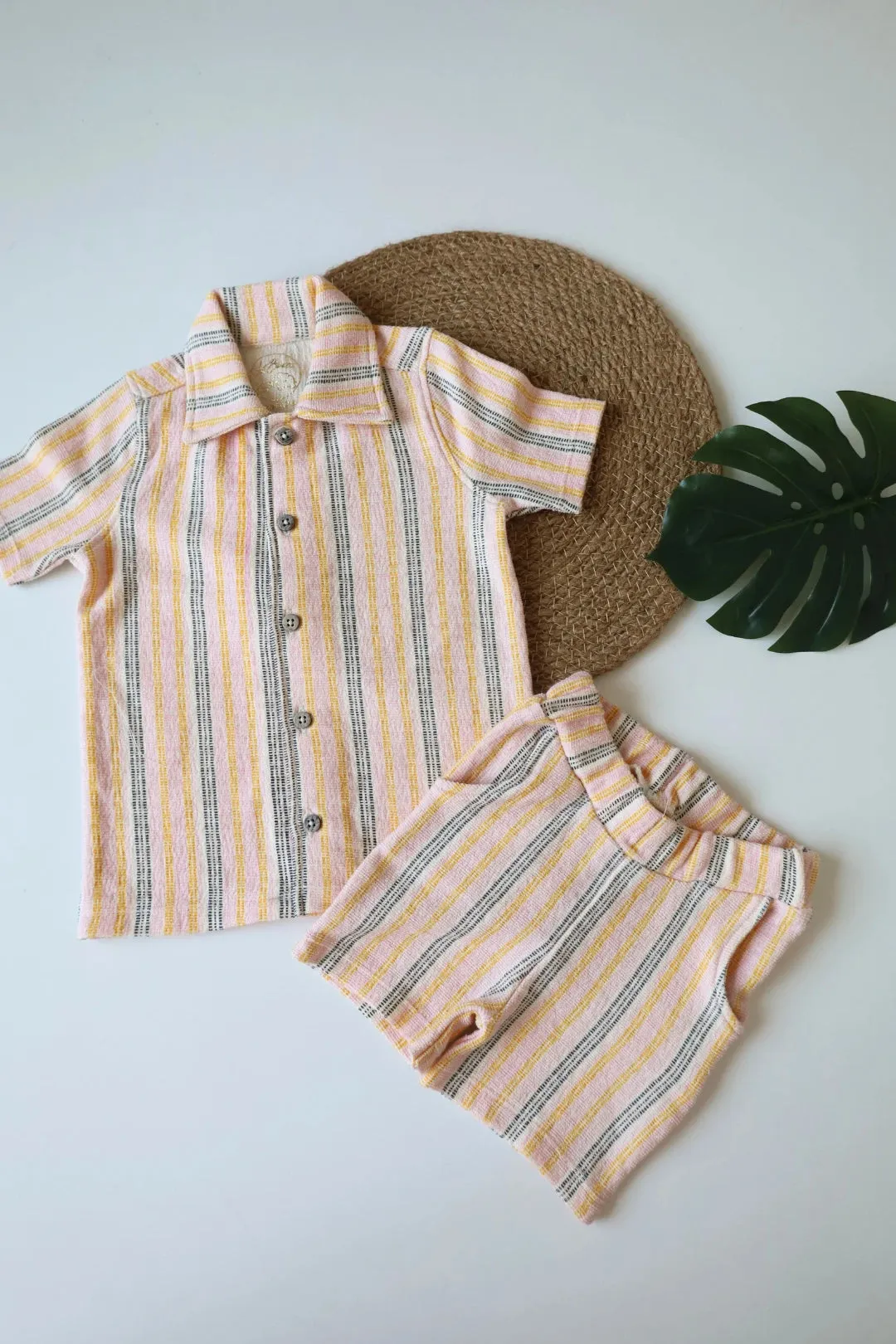 Striped Serenade-Kids Co-Ords Set