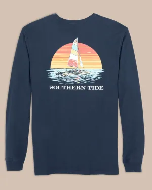 Sunset Silhouette Long Sleeve T-Shirt