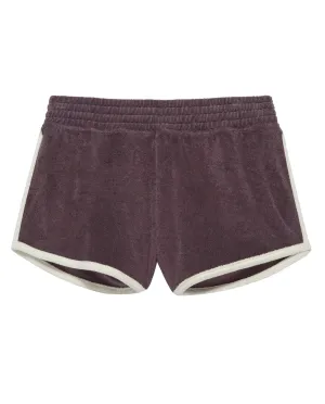 The Microterry Track Short. -- Vintage Mulberry