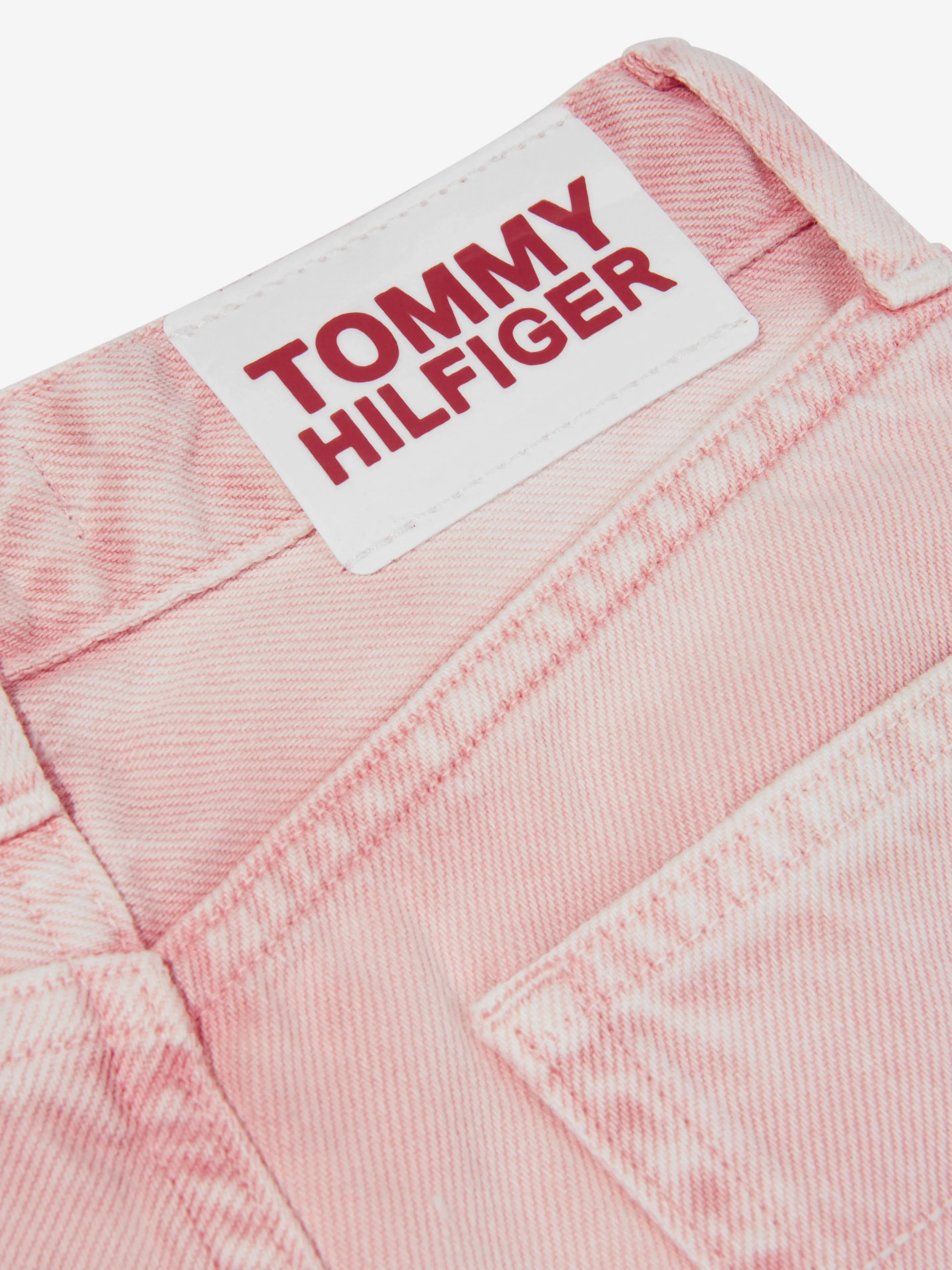 Tommy Hilfiger Girls Recycled Cotton Denim Shorts