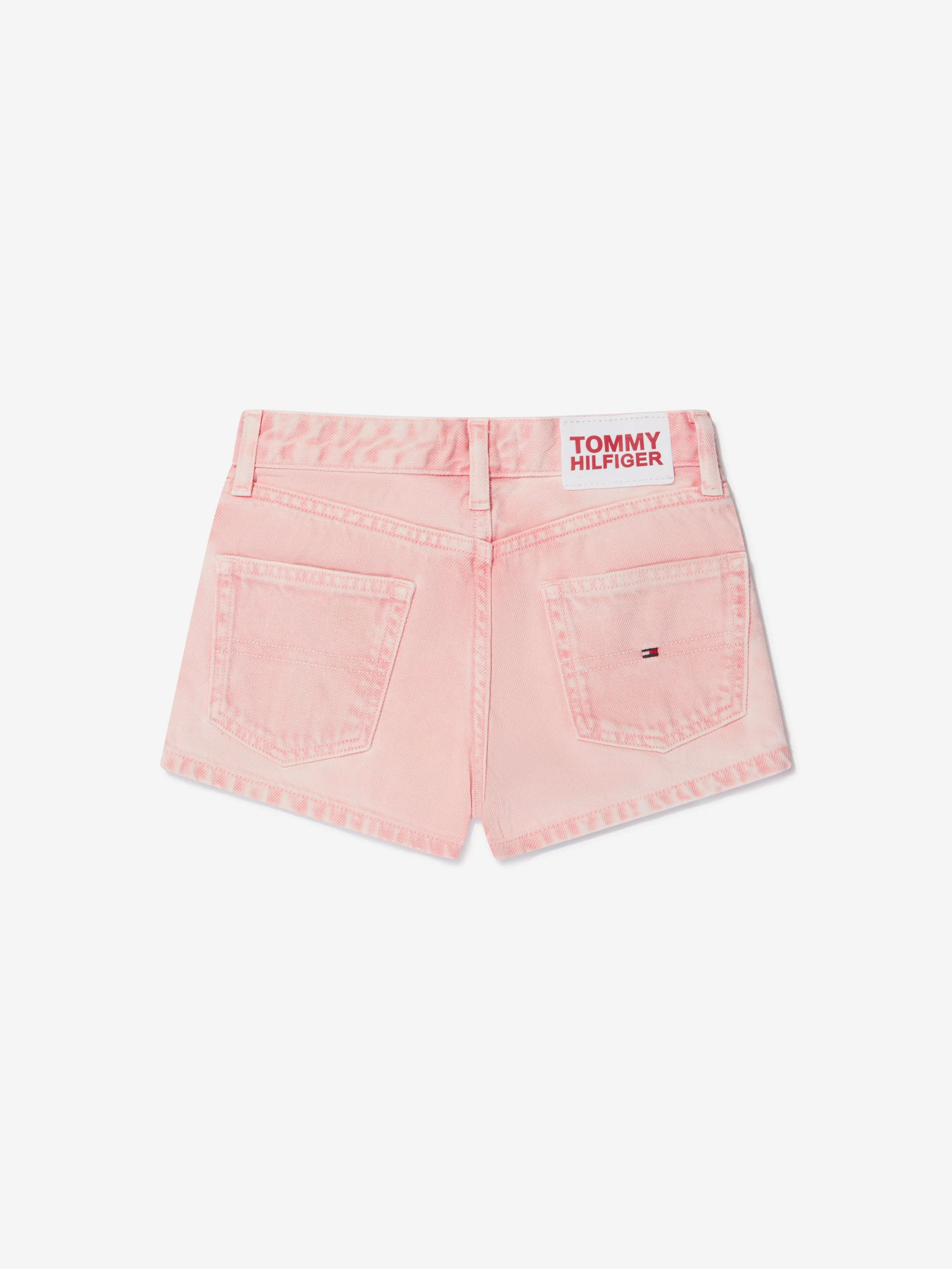 Tommy Hilfiger Girls Recycled Cotton Denim Shorts