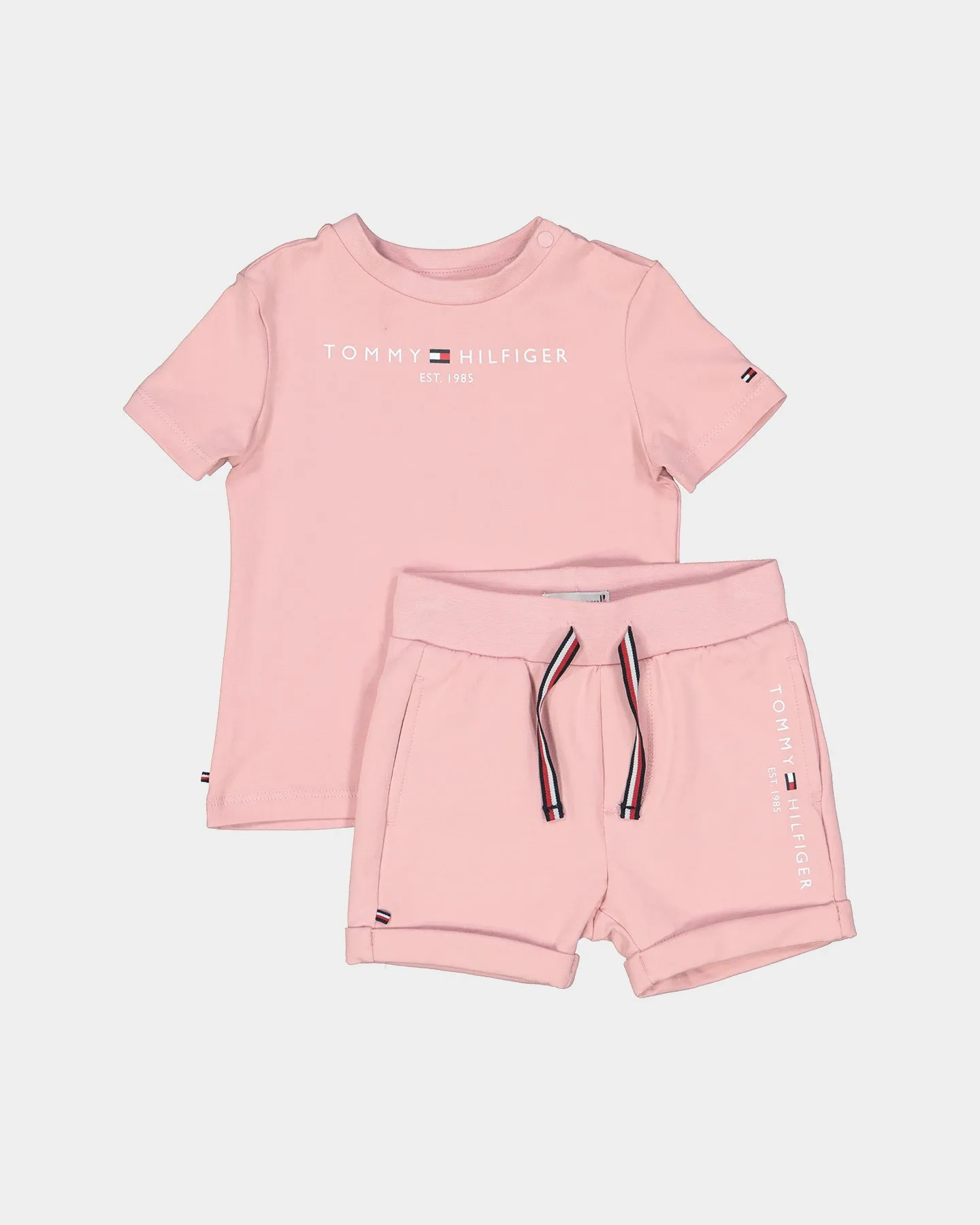 Tommy Hilfiger Infant Essential Shorts Set Broadway Pink