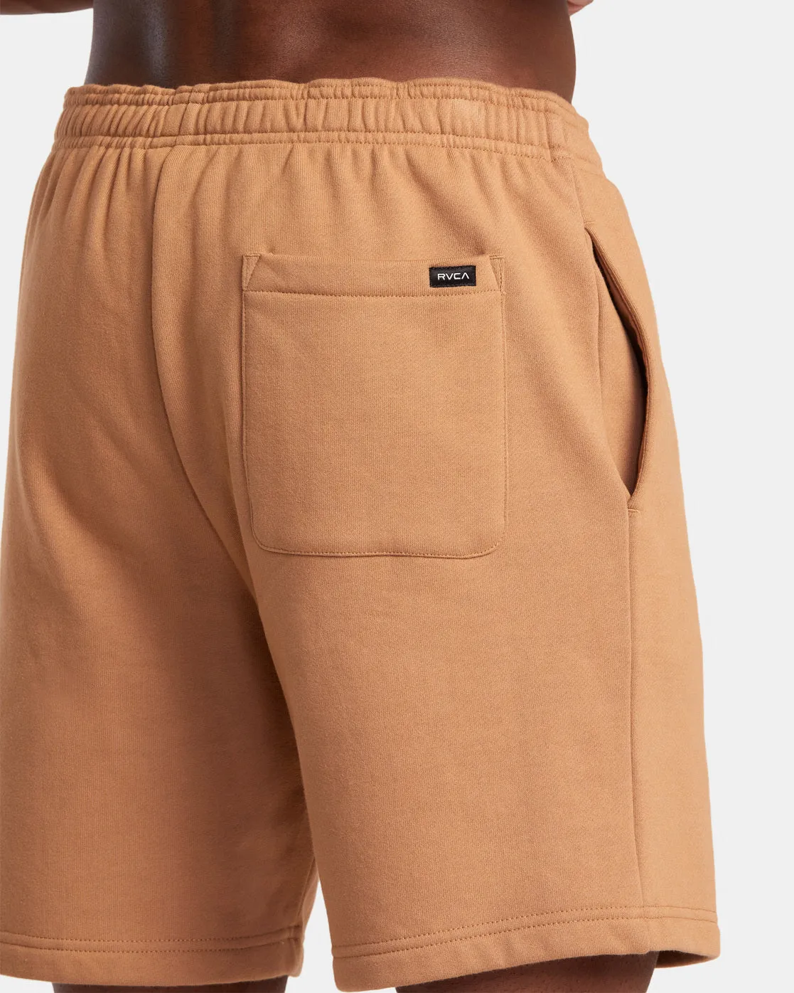 VA Essential 18" Sweat Shorts - Dark Khaki