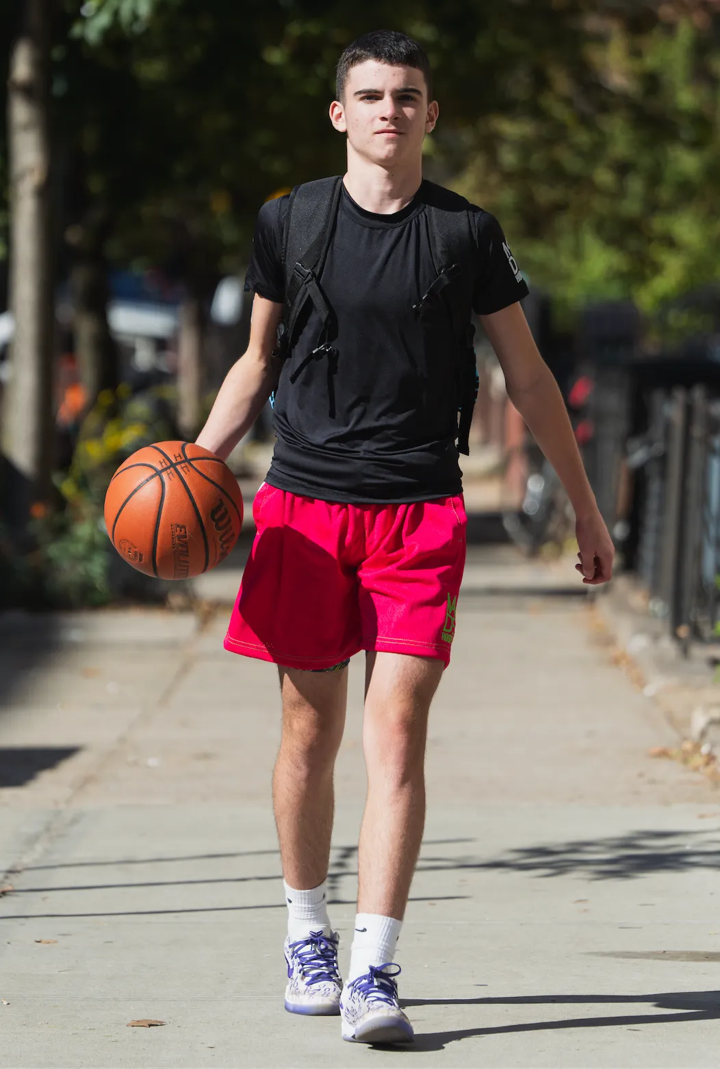 Vibrant Essential Embroidered Logo Shorts