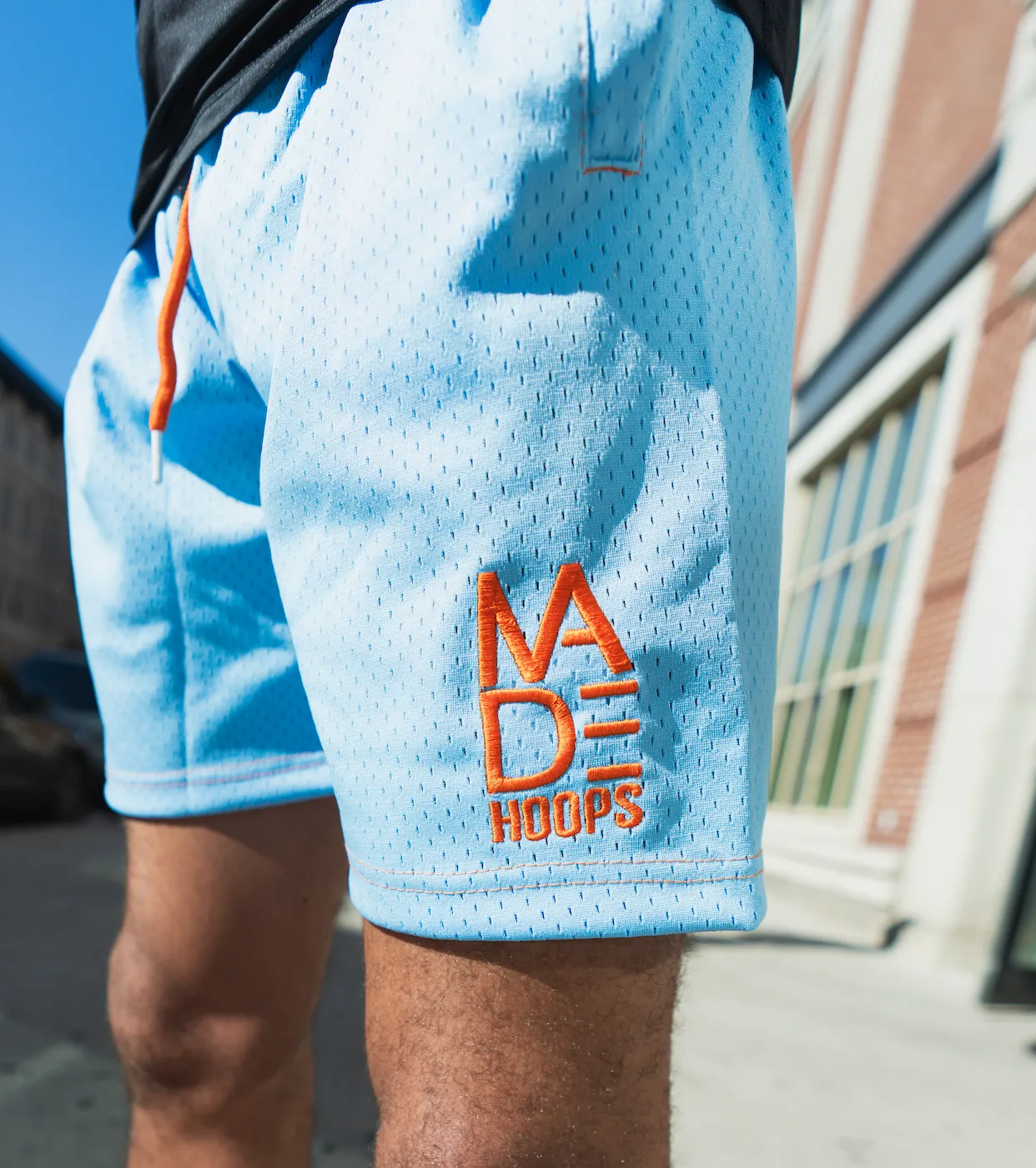 Vibrant Essential Embroidered Logo Shorts