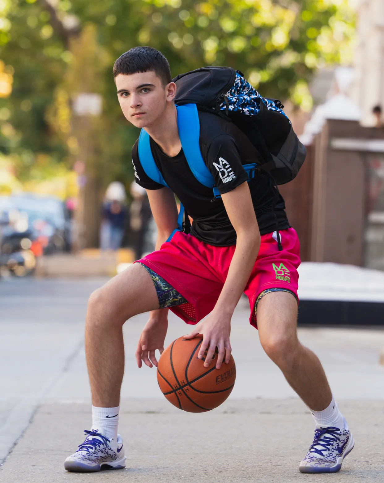 Vibrant Essential Embroidered Logo Shorts