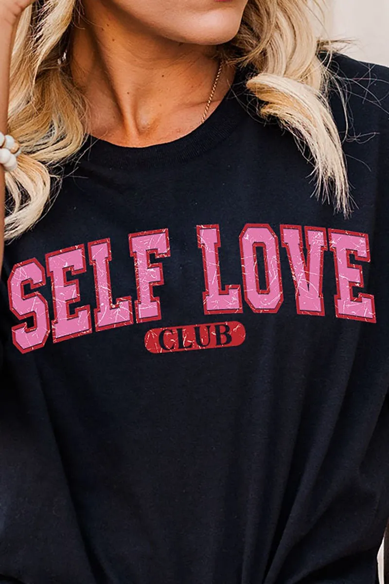 Vintage Self Love Club Short Sleeve Relaxed Fit T-Shirt