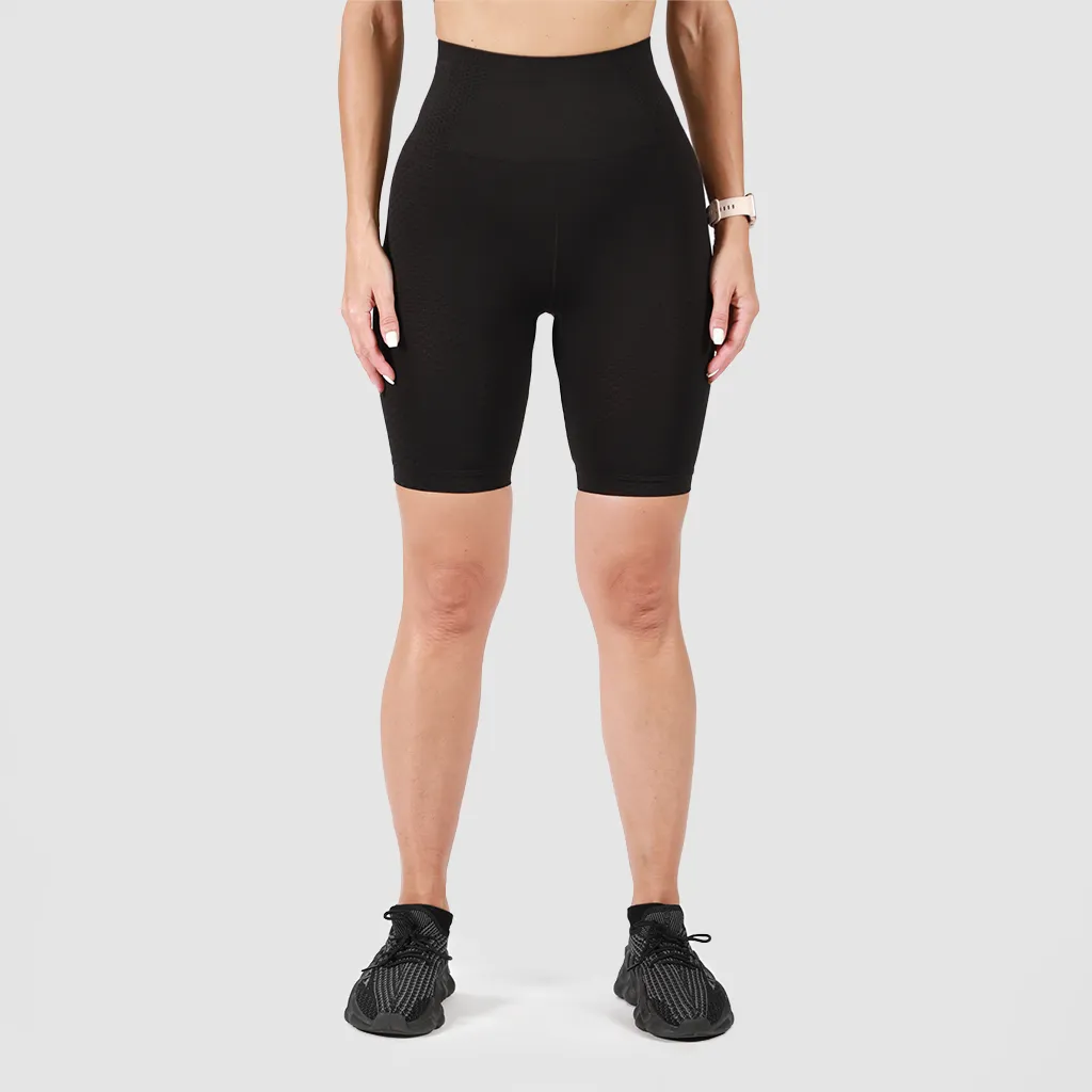 WOMEN-ESSENTIAL-SEAMLESS-SHORT (BLACK)