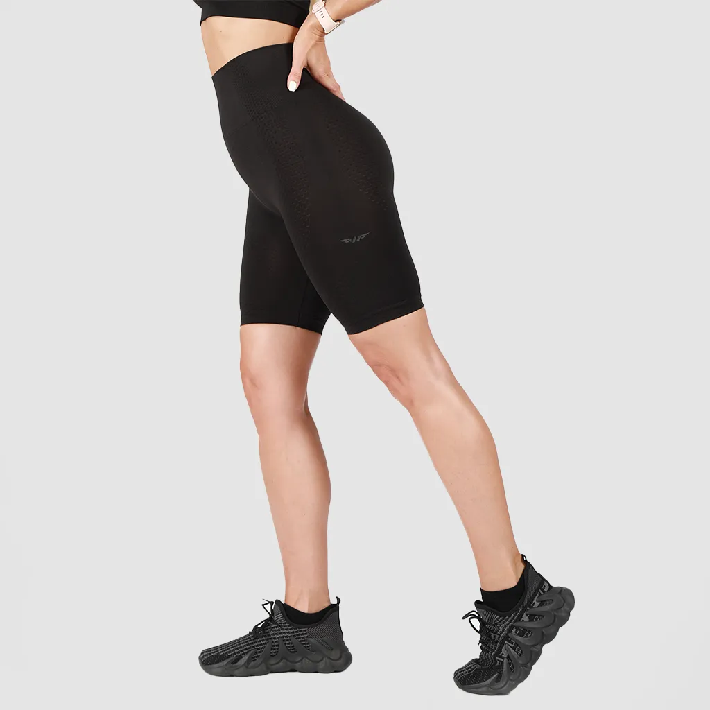 WOMEN-ESSENTIAL-SEAMLESS-SHORT (BLACK)